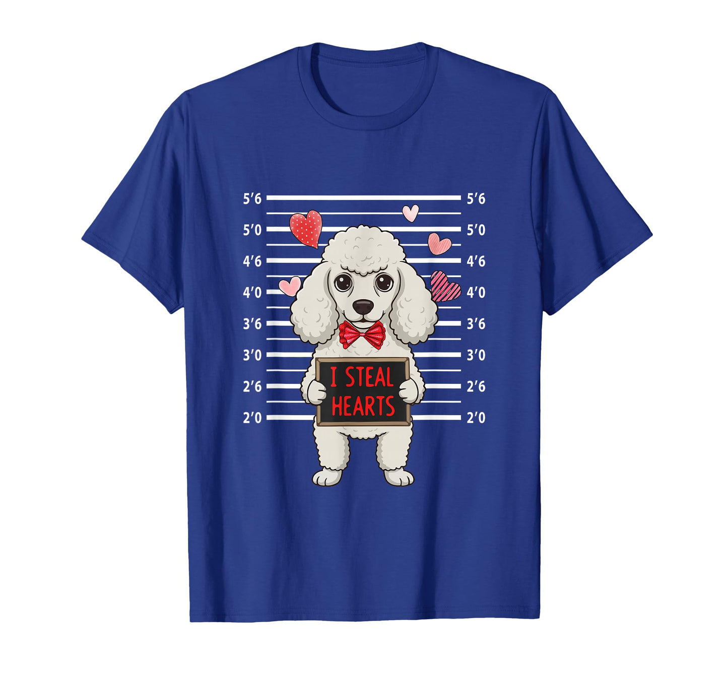 I Steal Cute Hearts Valentine's Day Poodle Lover Owner T-Shirt