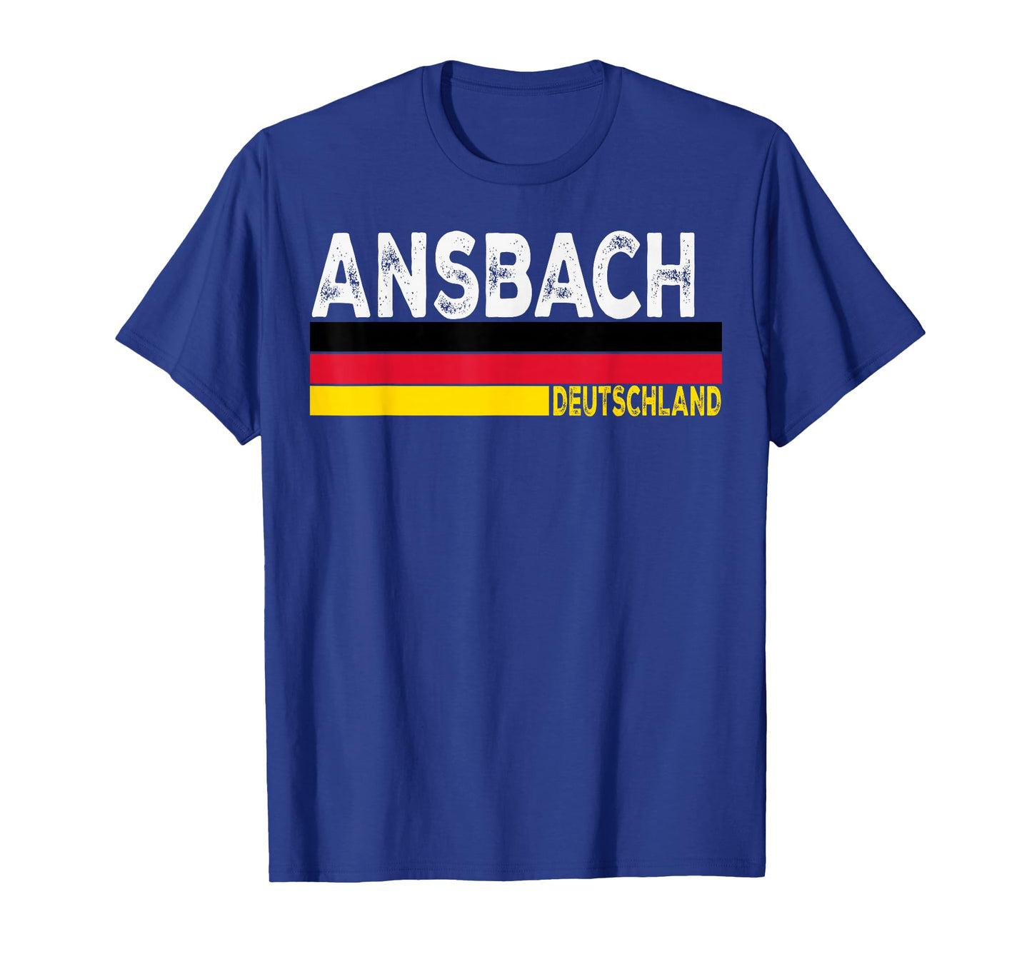 Ansbach Germany Retro Flag Vintage Travel Souvenir Design T-Shirt