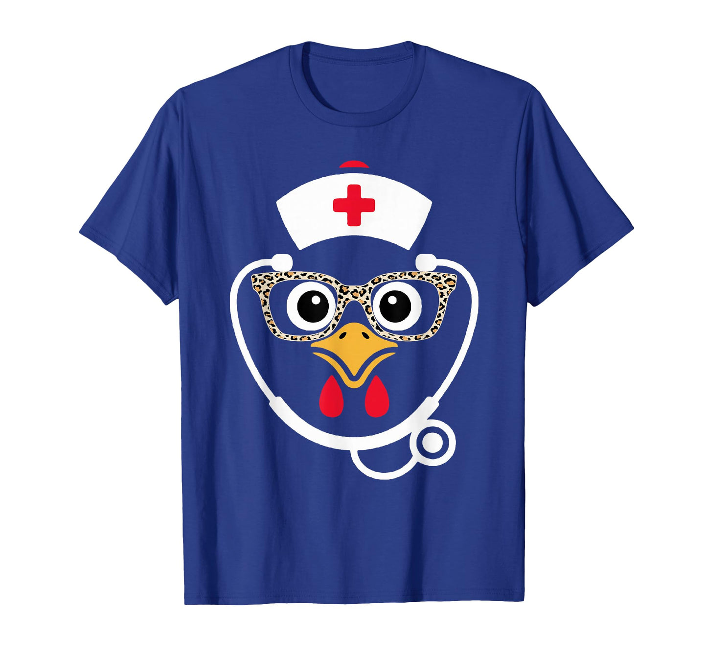 Thanksgiving Scrub Tops Women Turkey Nurse Holiday Nursing T-Shirt