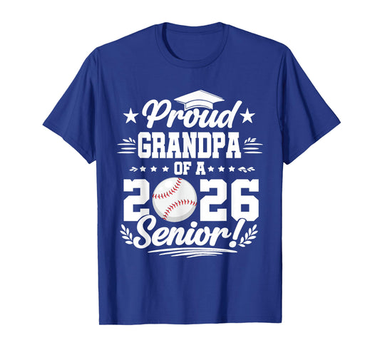 Proud Grandpa of A 2026 Senior Baseball Graduate T-Shirt