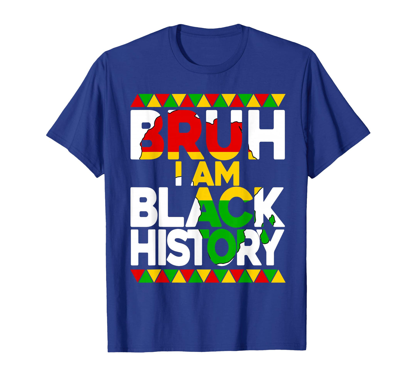 Bruh I Am Black History Month African American Men Boy T-Shirt