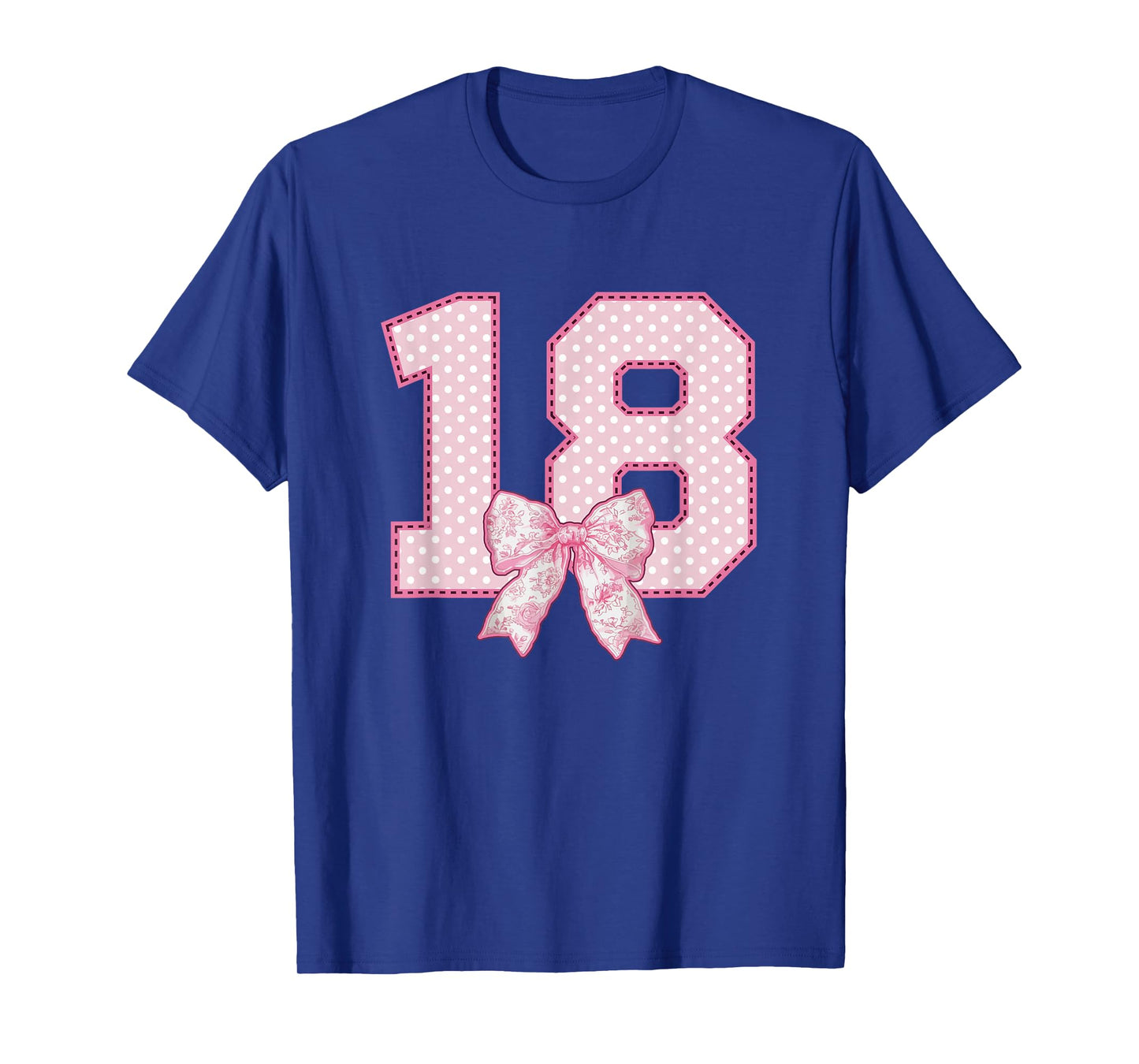 18th Birthday Shirt Girls Coquette Bow 18 Year Old Birthday T-Shirt
