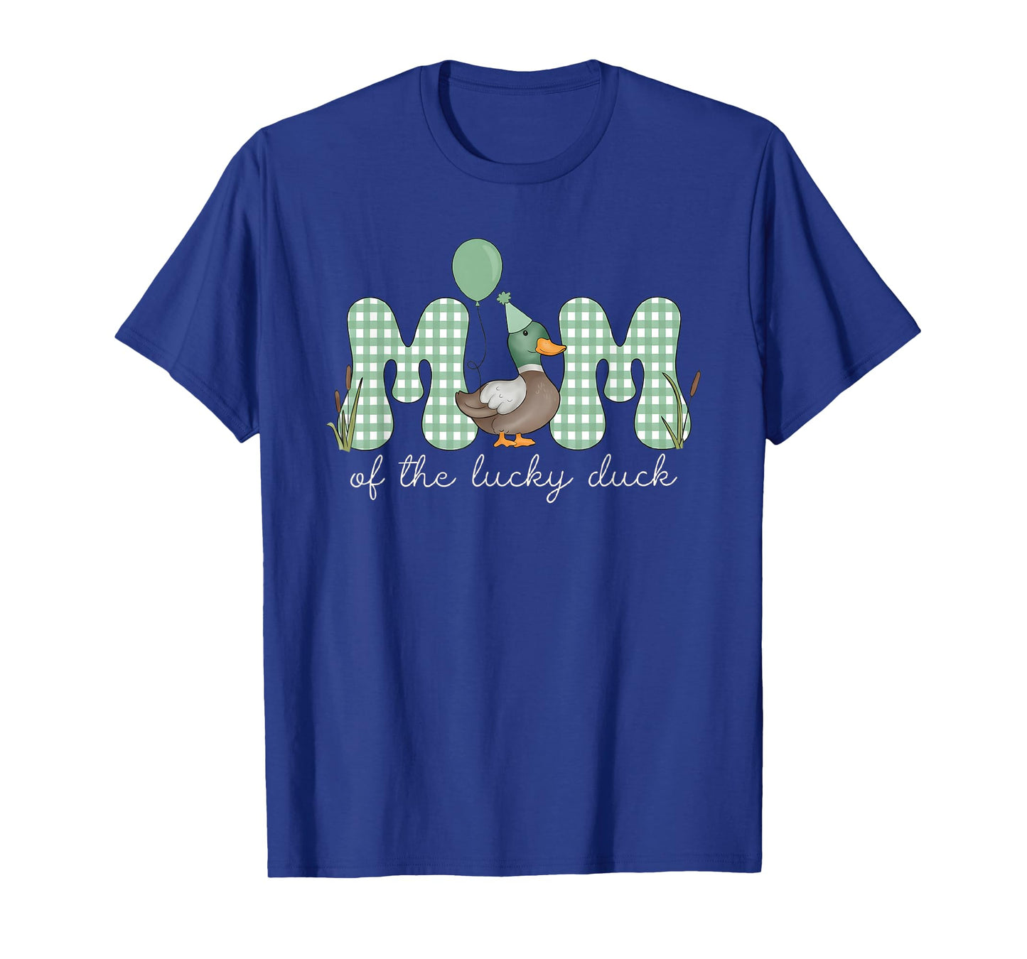 Mom & Dad of The Lucky Duck 1St Birthday Mommy and Me Duck T-Shirt