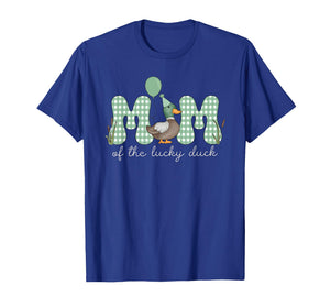 Mom & Dad of The Lucky Duck 1St Birthday Mommy and Me Duck T-Shirt