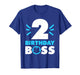 Funny 2nd Birthday Boss Boy Girl 2 Year Old Family Matching T-Shirt