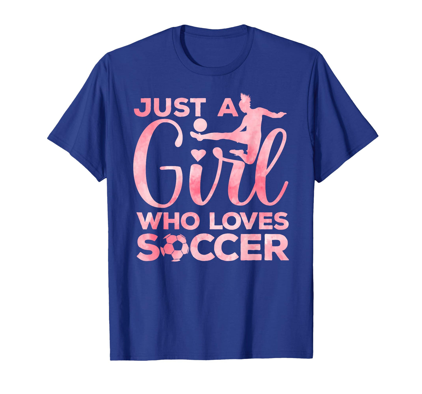 Soccer Girl Art for Girls Kids Toddler Women Soccer Player T-Shirt