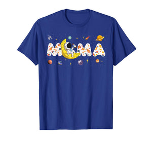 Astronaut Mama Space Birthday Planets Party Matching Family T-Shirt