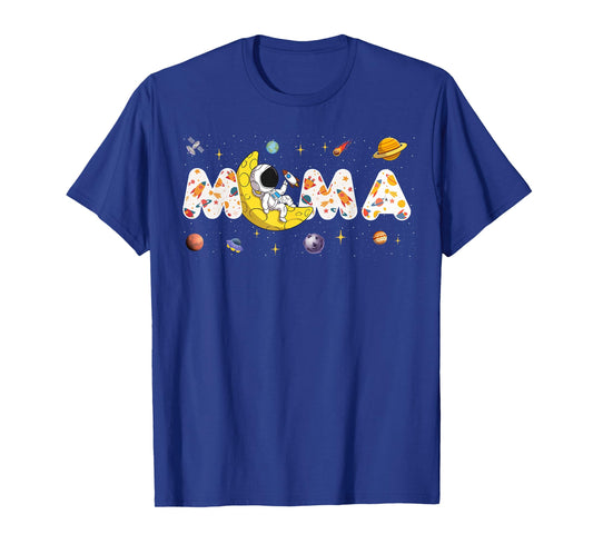 Astronaut Mama Space Birthday Planets Party Matching Family T-Shirt