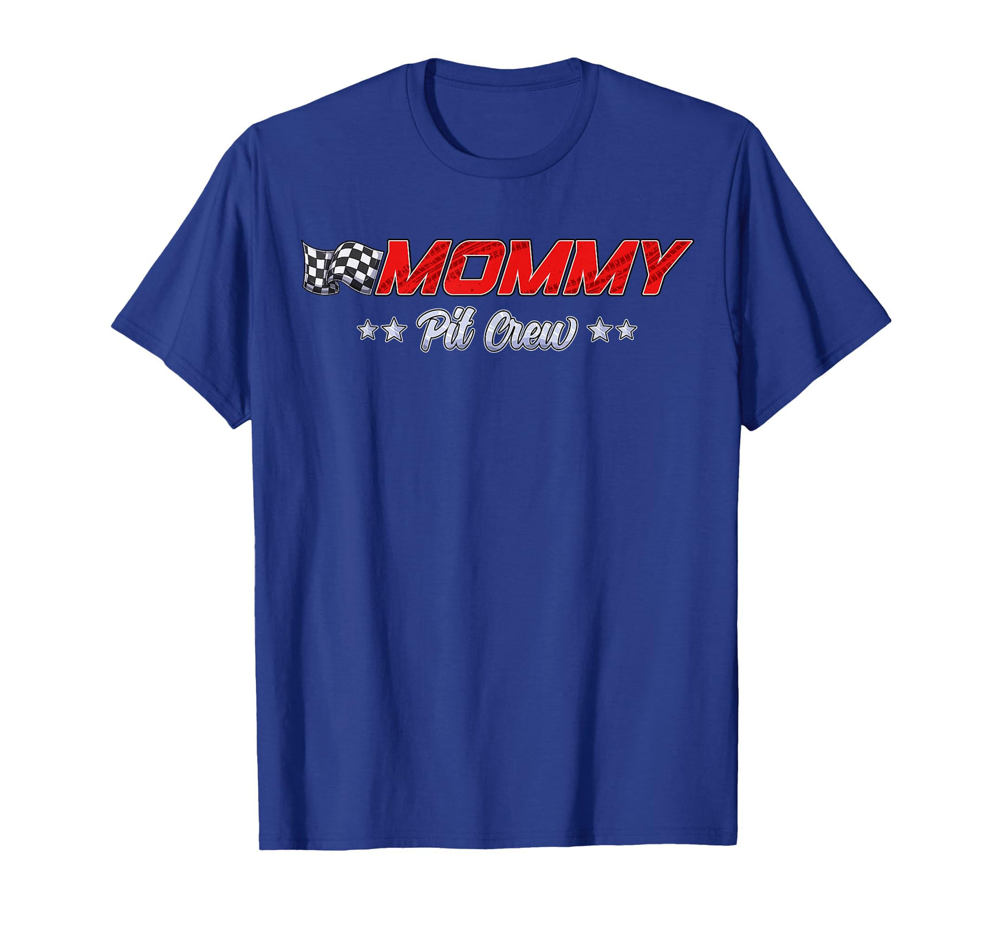 Pit Crew Mommy Racing Car Family Matching Birthday Party T-Shirt
