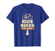 Dog Ride Bikes Pet Dogs Dog Lover Cycling Bicycle Design T-Shirt