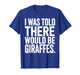 Cute Giraffe Design for Men Women Adult Safari Giraffe Lover T-Shirt