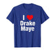 I Love Drake Fan Support Design – Bold Heart Graphic T-Shirt