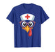 Thanksgiving Scrub Funny Turkey Face Nurse Holiday Nursing T-Shirt