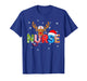 Christmas Nurse Stethoscope Santa Hat Reindeer Xmas T-Shirt