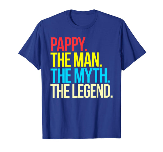 Best Pappy Design for Grandpa Grandfather Father's Day Pappy T-Shirt