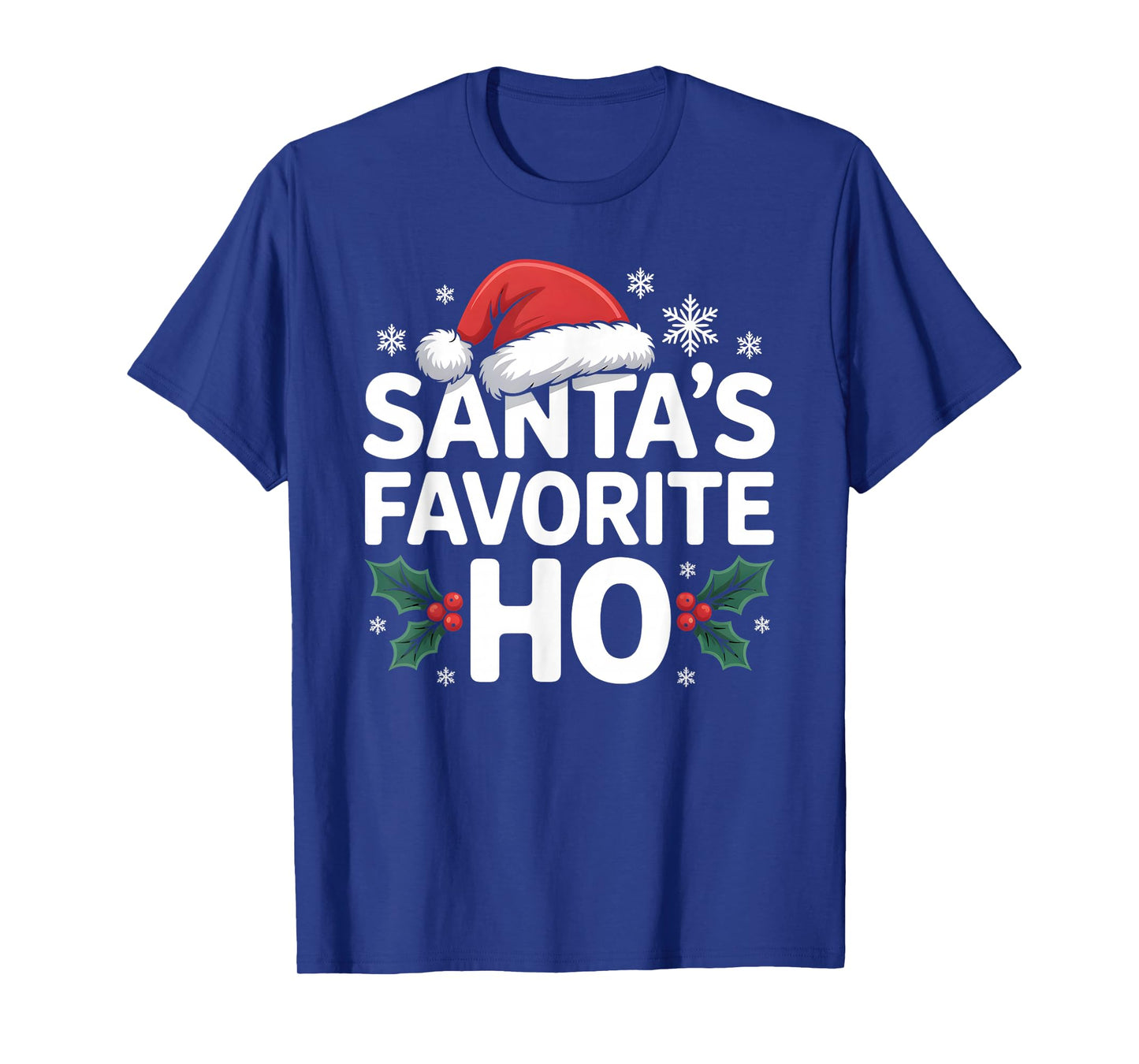 Santa's Favorite Ho tee Funny Christmas Graphic T-Shirt