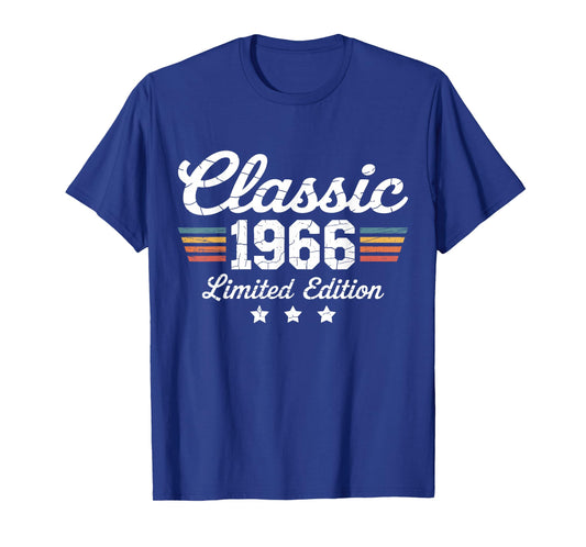 Classic 1966 Vintage 60th Birthday 60 Years Old Bday Sixty T-Shirt