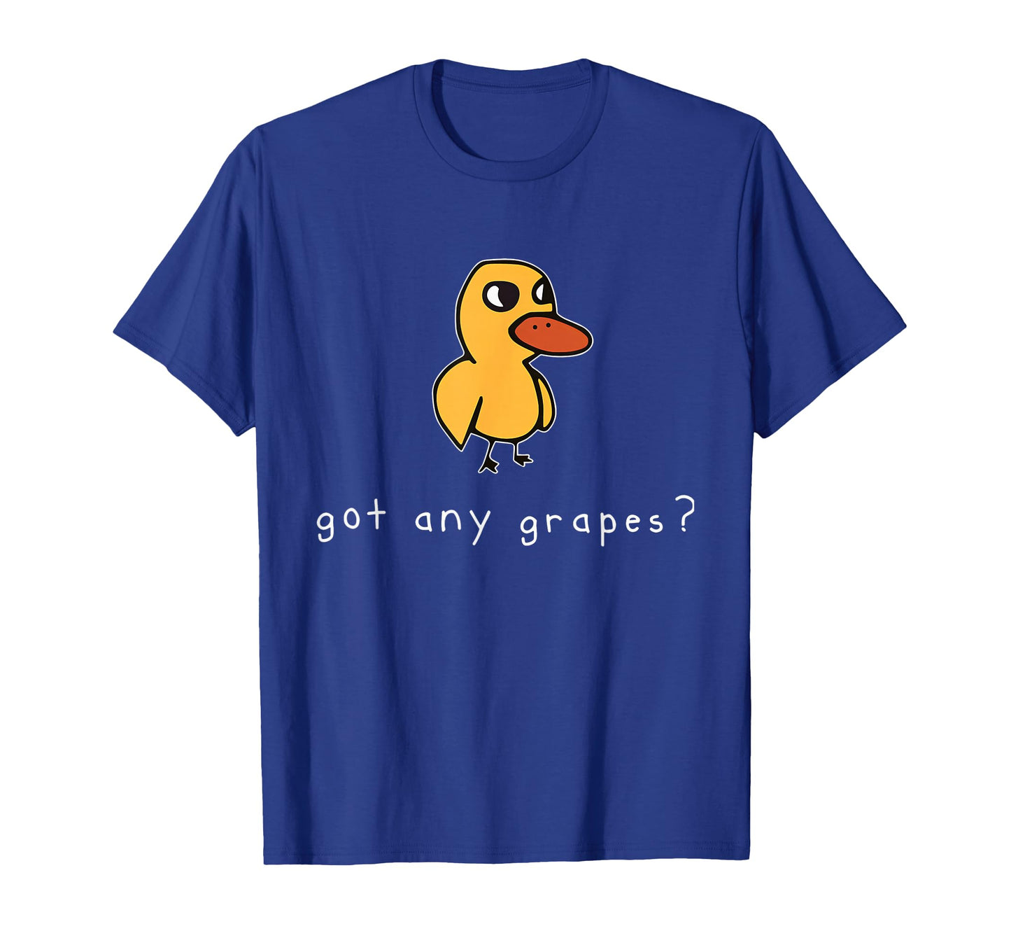 Funny Duck Got Any Grapes Graphic Summer Design T-Shirt
