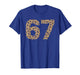 6-7 Meme Leopard Cheetah Cool Six-Seven Funny 67 Gen Z Alpha T-Shirt