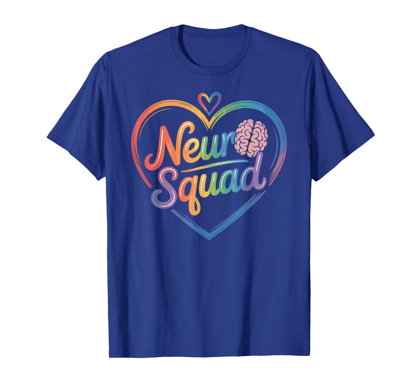 Neuro Squad Neurology Nurse Neuroscience Heart T-Shirt