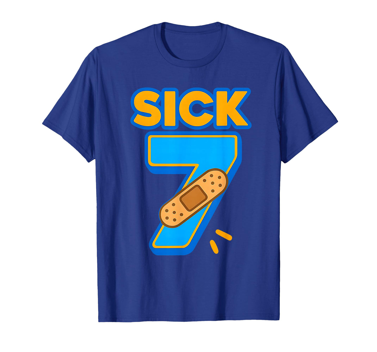 Sick Seven Meme Six Seven Sick 7 Funny Birthday Bandage T-Shirt