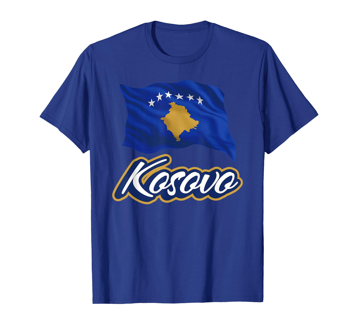 Kosovo Flag Patriotic Men Women Kids T-Shirt