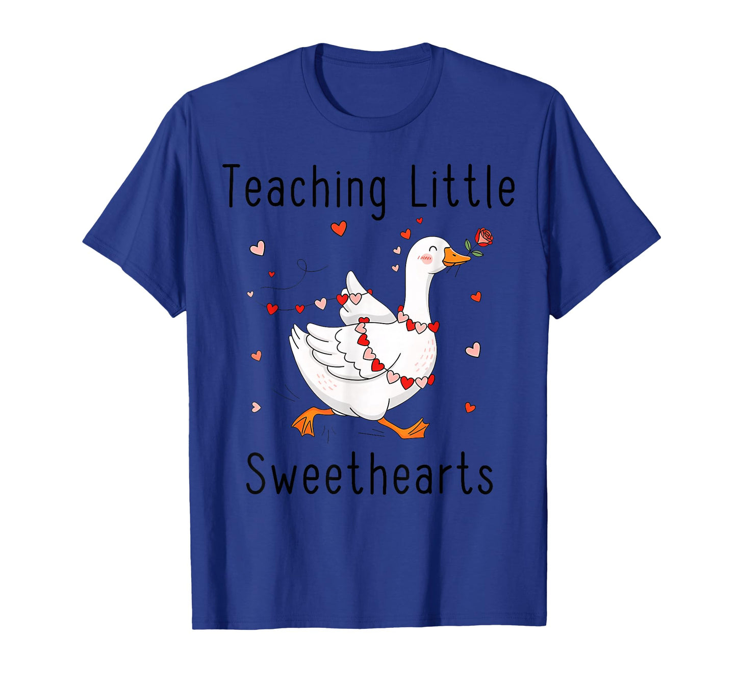 Teaching Sweethearts Silly Goose Valentines Teacher T-Shirt