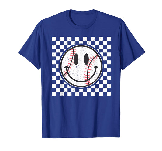 Baseball Season Happy Game Day Trendy Funny Sports Vintage T-Shirt