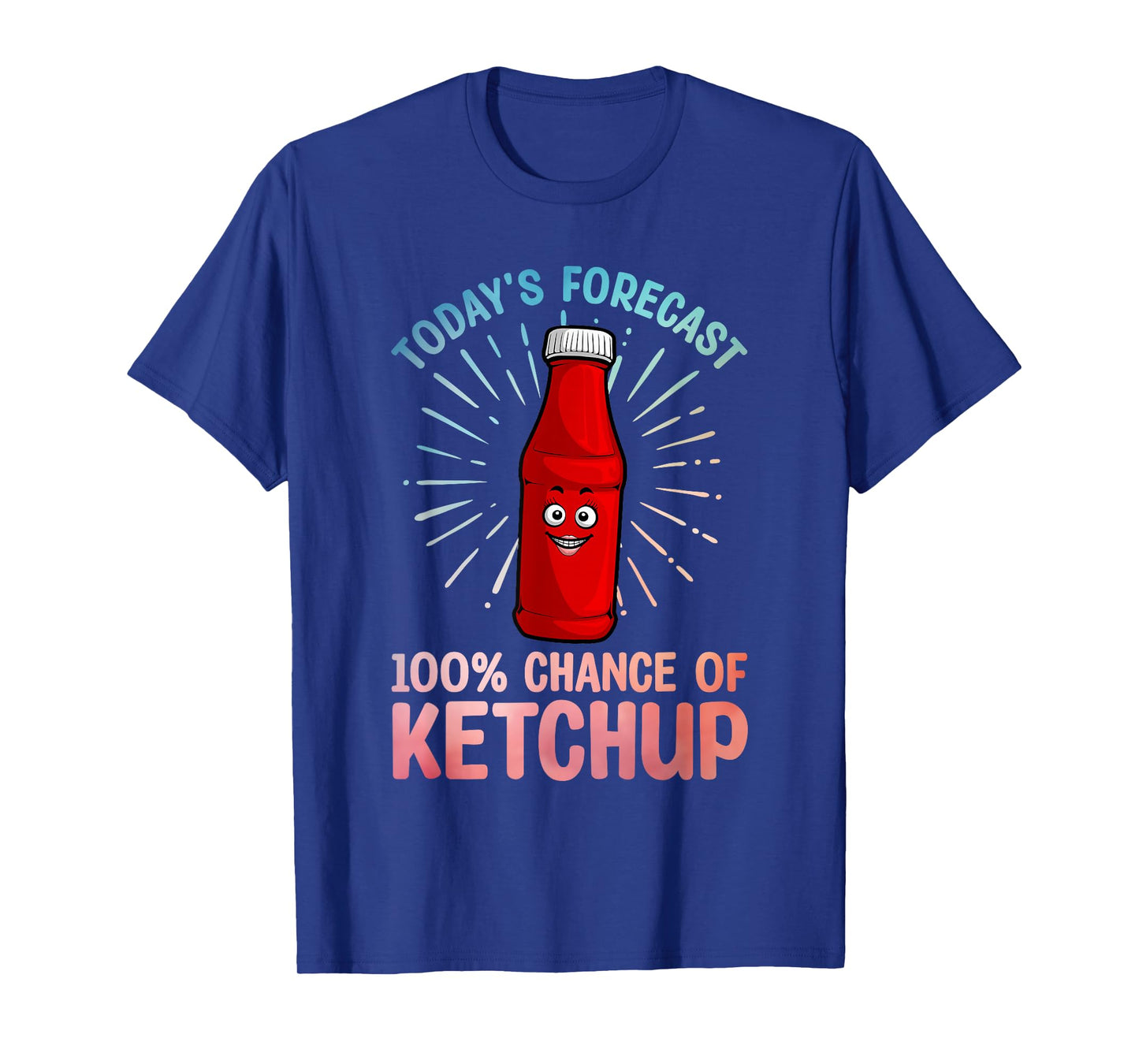 Funny Ketchup Art for Men Women Youth Tomato Ketchup Lover T-Shirt