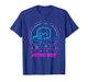 Astro Bot Neon Waving Character with Icons Video Game T-Shirt