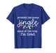 Funny Christmas Jingle Tired Holiday Festive Humor T-Shirt