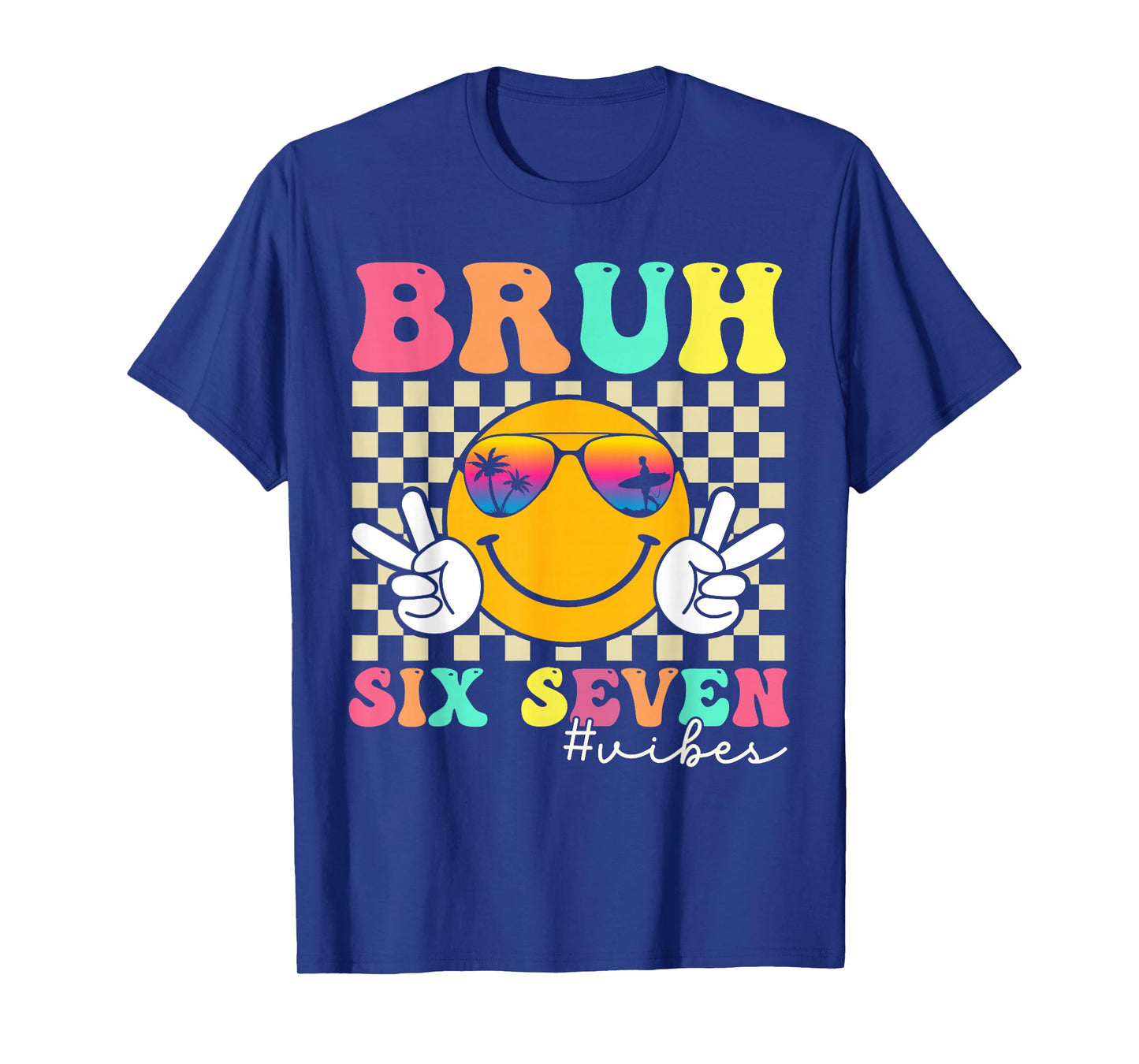 67 Meme Gen Alpha Slang 6 7 Six Seven Bruh Funny Boys Kids T-Shirt