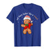 Out Here Looking Like A Snack Funny Xmas Light Gingerbread T-Shirt