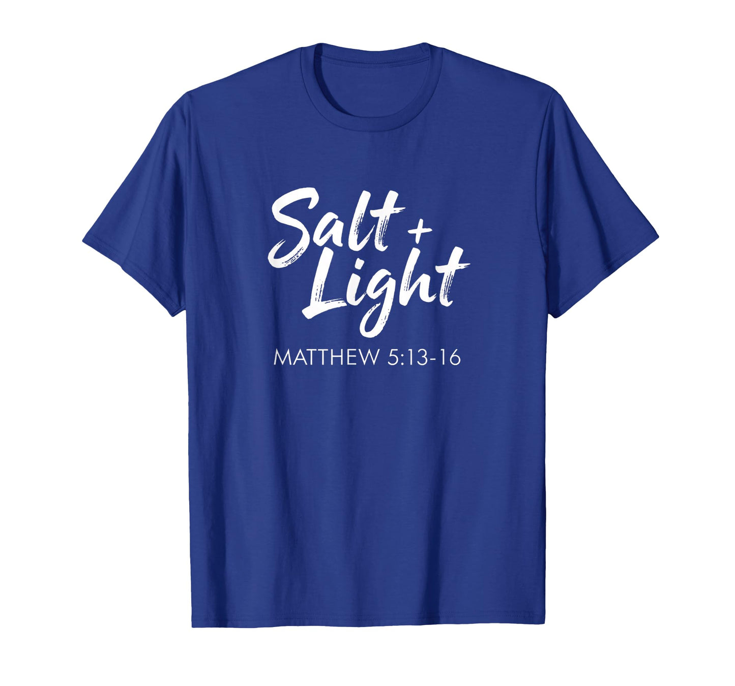 Christian Salt + Light Matthew 5:13-16 Bible Verse Faith T-Shirt