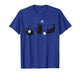 Black Cats Winter Snowflakes Cute Christmas Holiday Outfit T-Shirt
