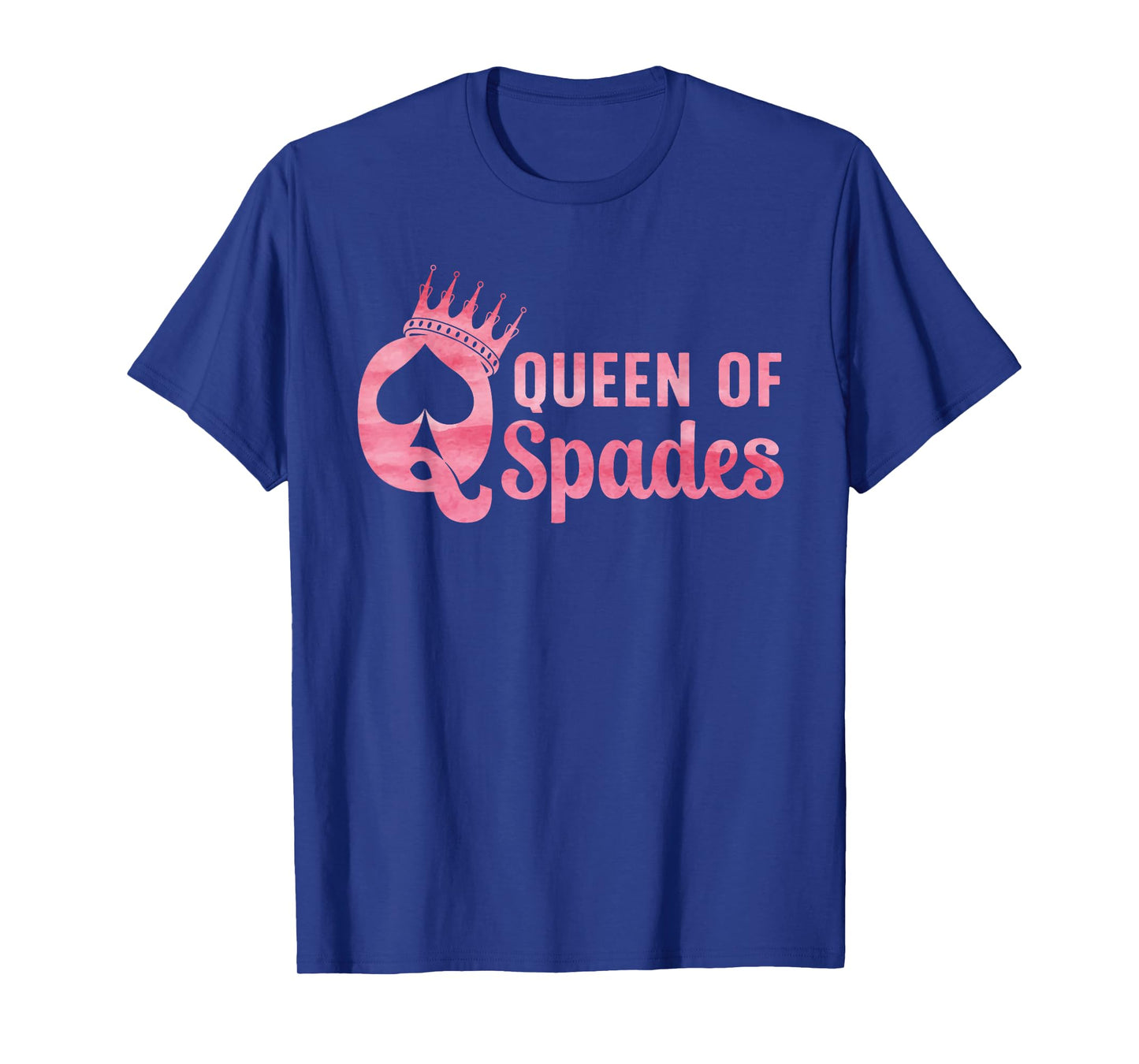 Queen of Spades Design for Women Girl Card Game Spades Lover T-Shirt