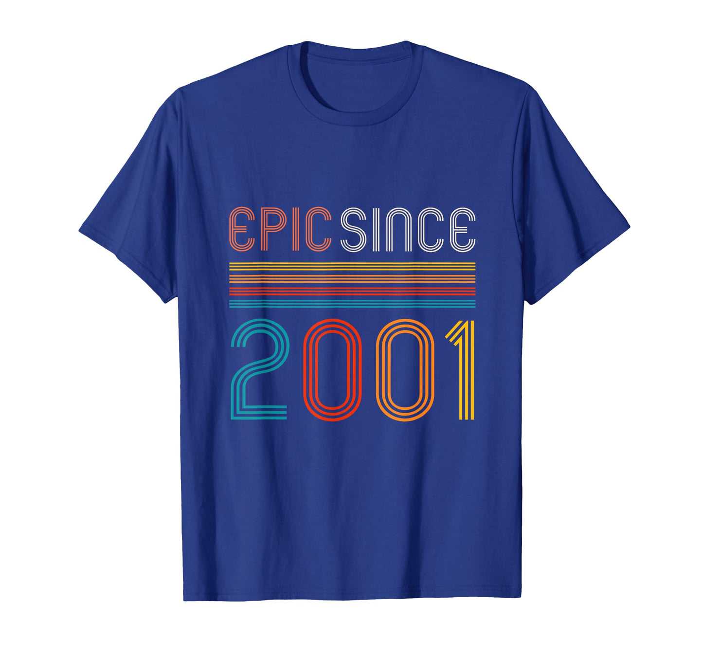 Retro 24th Birthday Epic Since 2001 T-Shirt