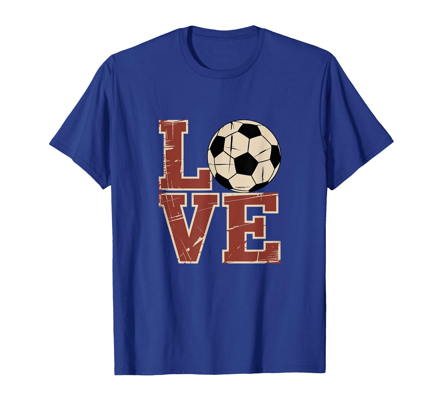 Love Soccer Vintage Football T-Shirt
