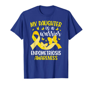 Mom of an Endo Warrior Mother Endometriosis Awareness Month T-Shirt