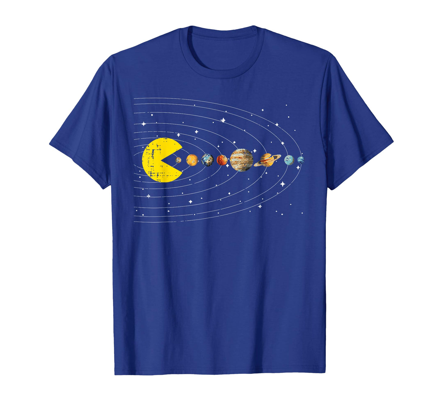 Sun Eating Planets Gaming Space Galaxy Gamer Men Boys Kids T-Shirt