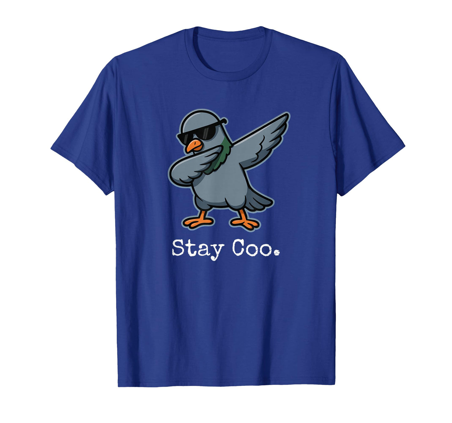 Stay Coo. Dabbing Pigeon Funny Pun T-Shirt