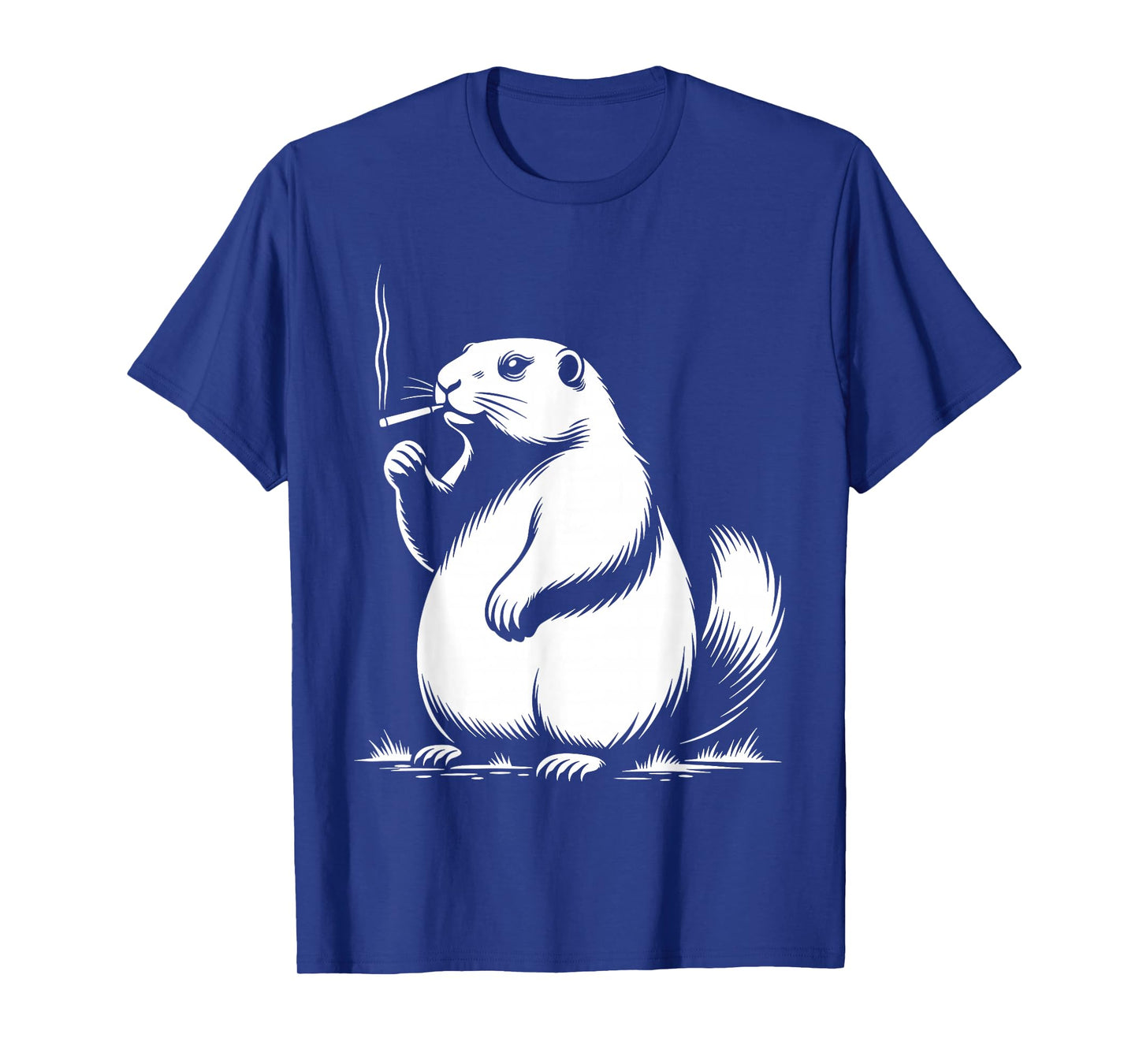 Punxy Phil's Smoking Meme Groundhog Day Costume Gen Z T-Shirt