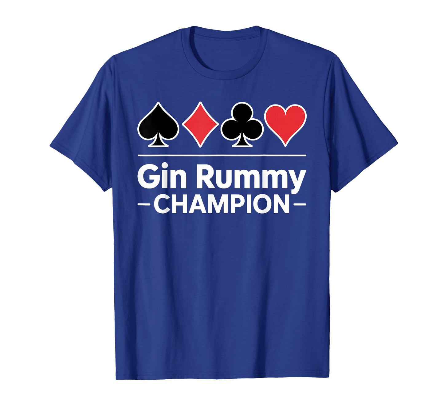 Cute Rummy Design for Men Women Card Game Gin Rummy Player T-Shirt