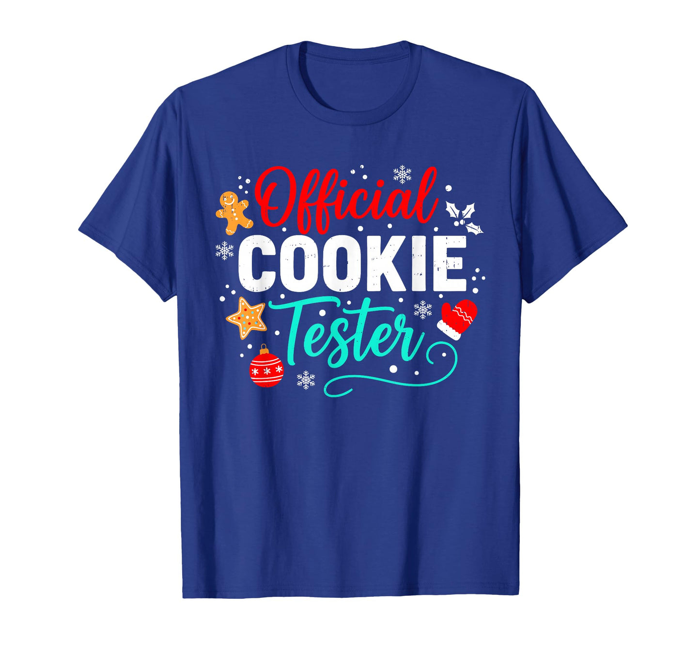 Official Cookie Tester Christmas Gingerbread Baking Holiday T-Shirt