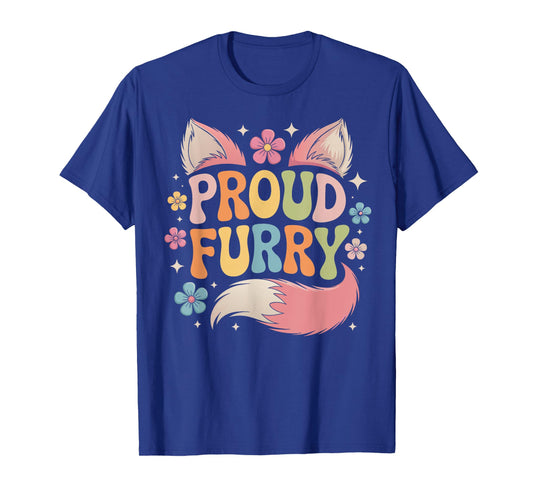 Retro Furry Fandom LGBTQ+ Proud Fursonas Cosplay Convention T-Shirt