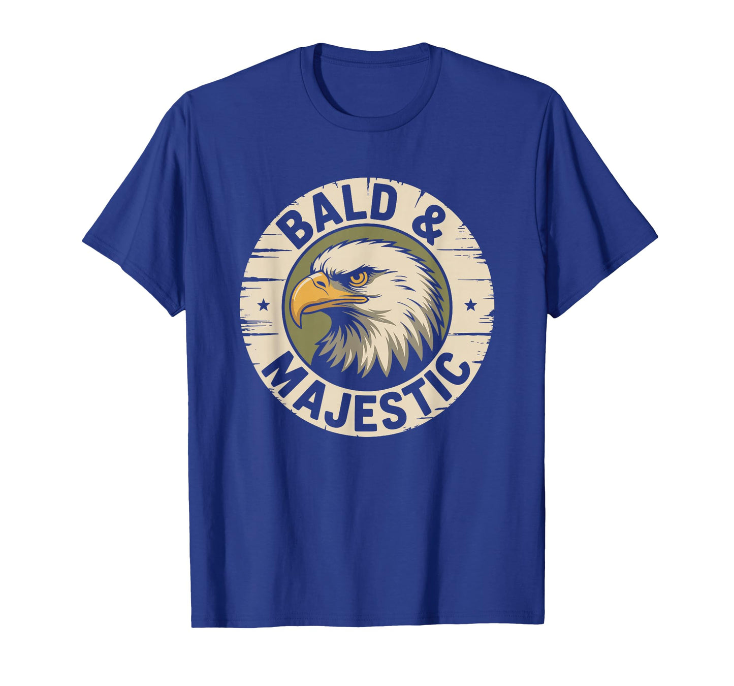 Bald and Majestic, Hairless Baldness and Balding Man T-Shirt