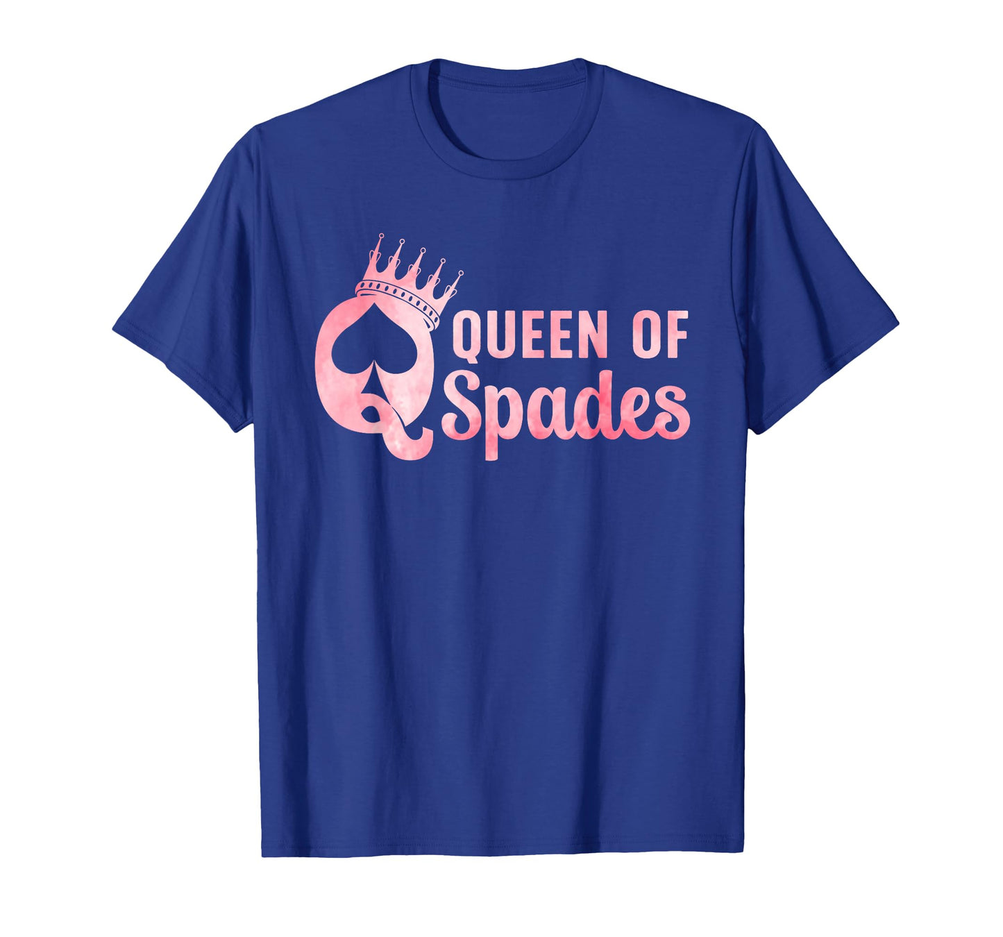 Queen of Spades Design for Women Girl Card Game Spades Lover T-Shirt