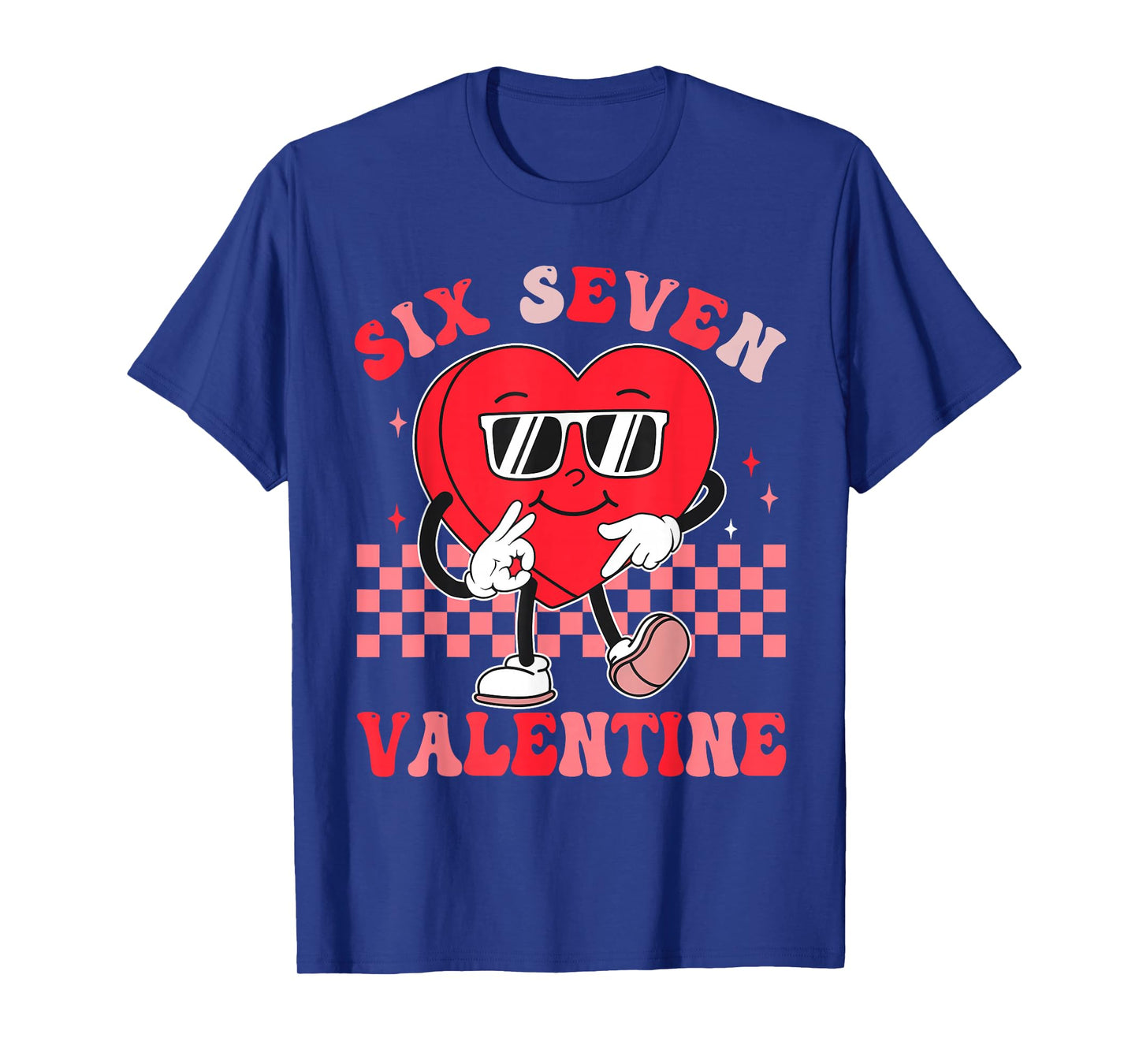 Six Seven 67 Meme Cool Valentine’s for Teens Boys Girls Kids T-Shirt