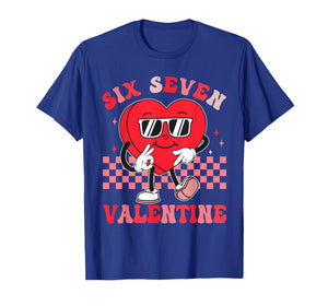 Six Seven 67 Meme Cool Valentine’s for Teens Boys Girls Kids T-Shirt