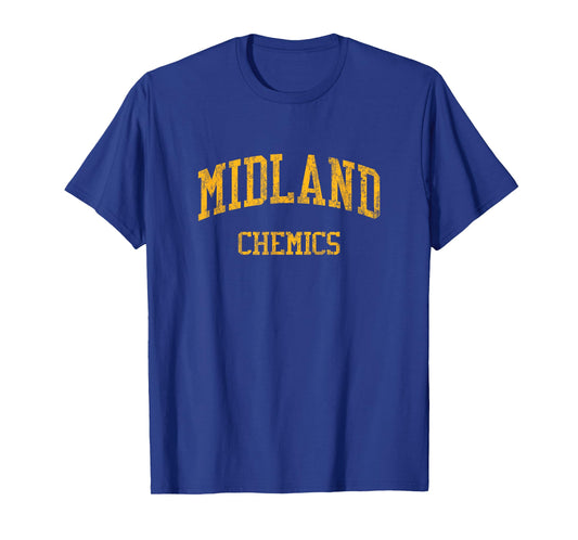 Midland High School HS Midland MI Vintage Sports T-Shirt